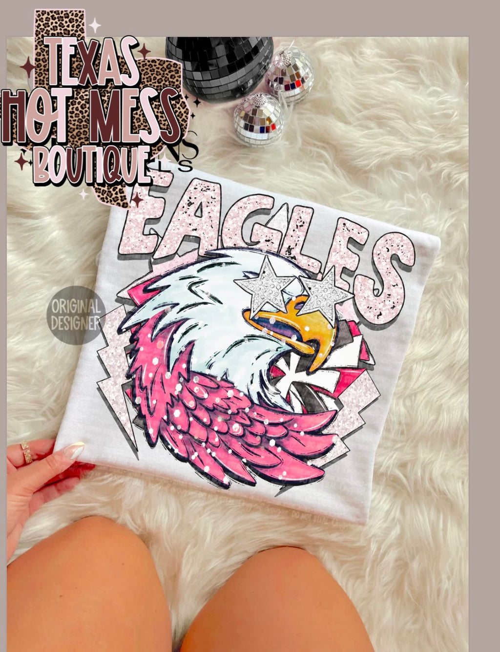 Eagles Mascot Graphic Tee