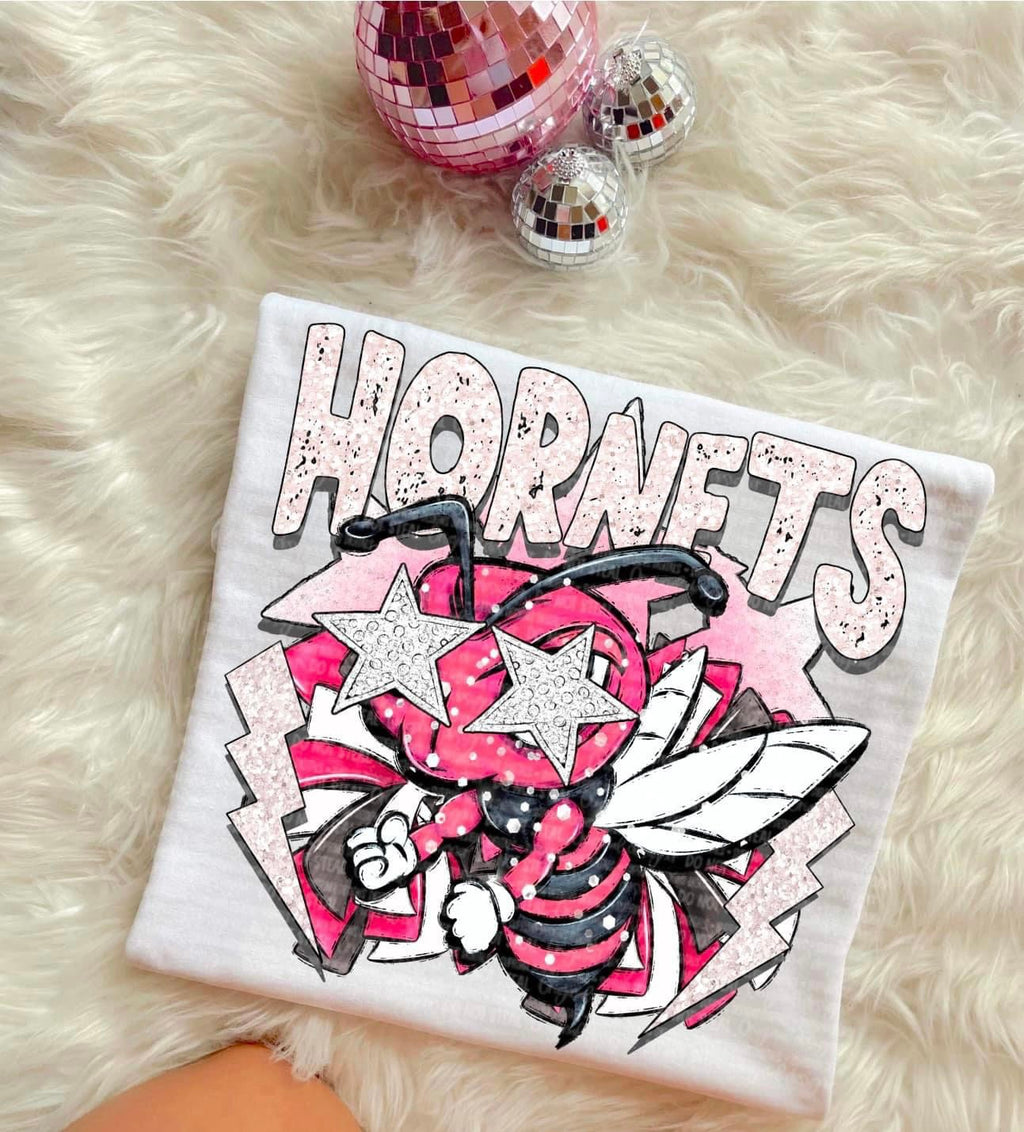 Hornets Mascot Graphic Tee