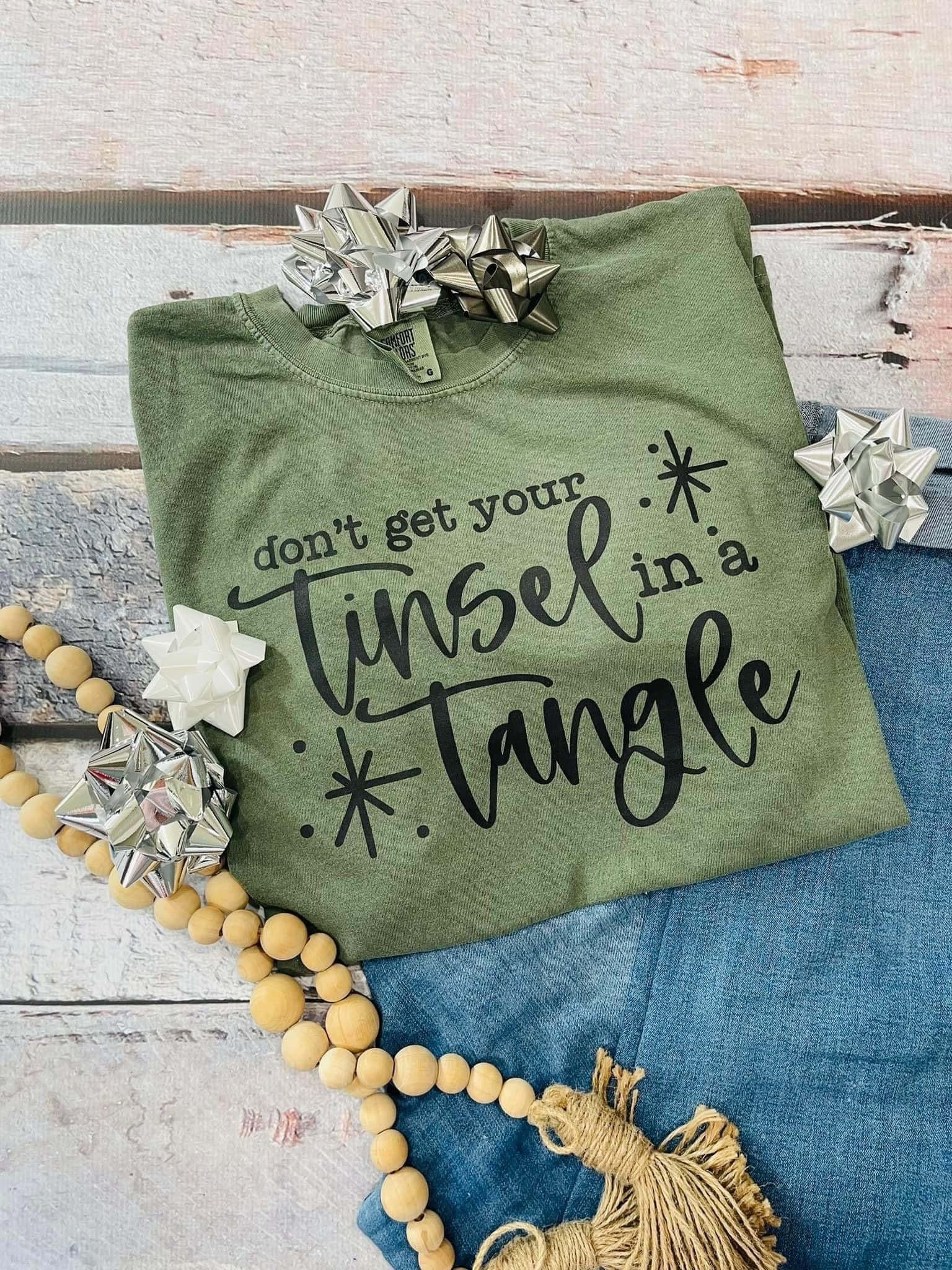 Tinsel in a Tangle ~ Texas Hot Mess Custom