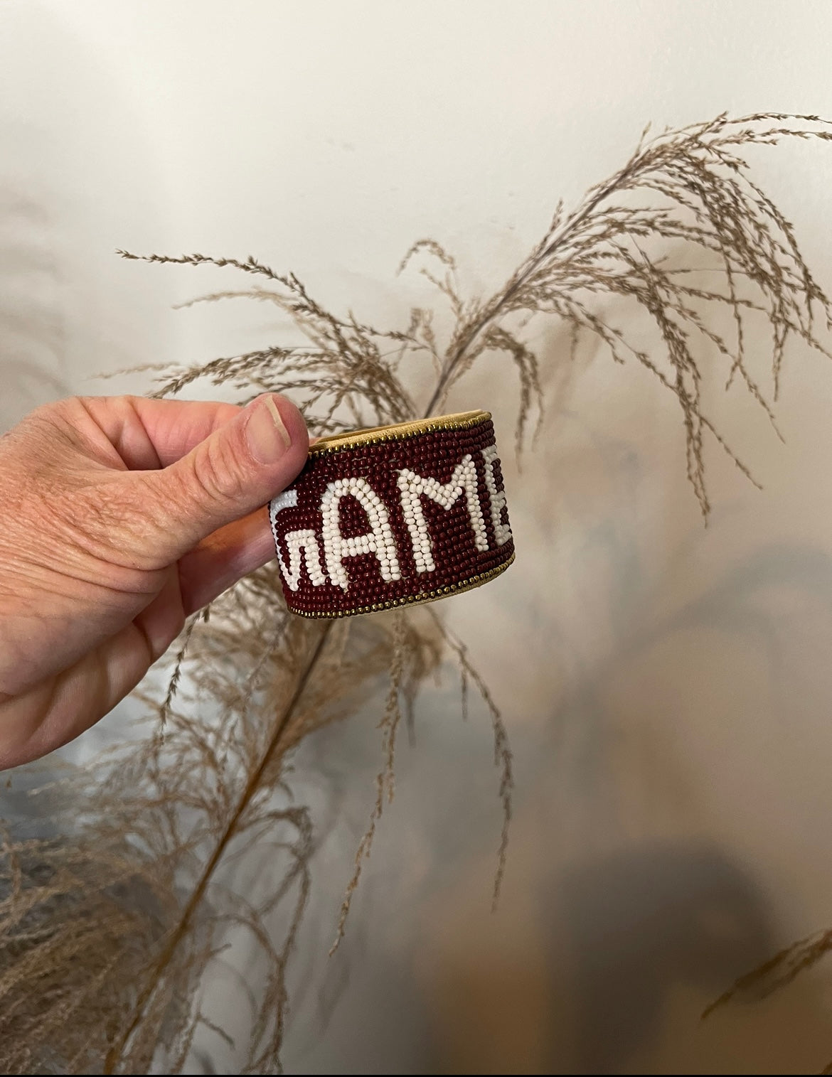 Game Day Maroon Bracelet