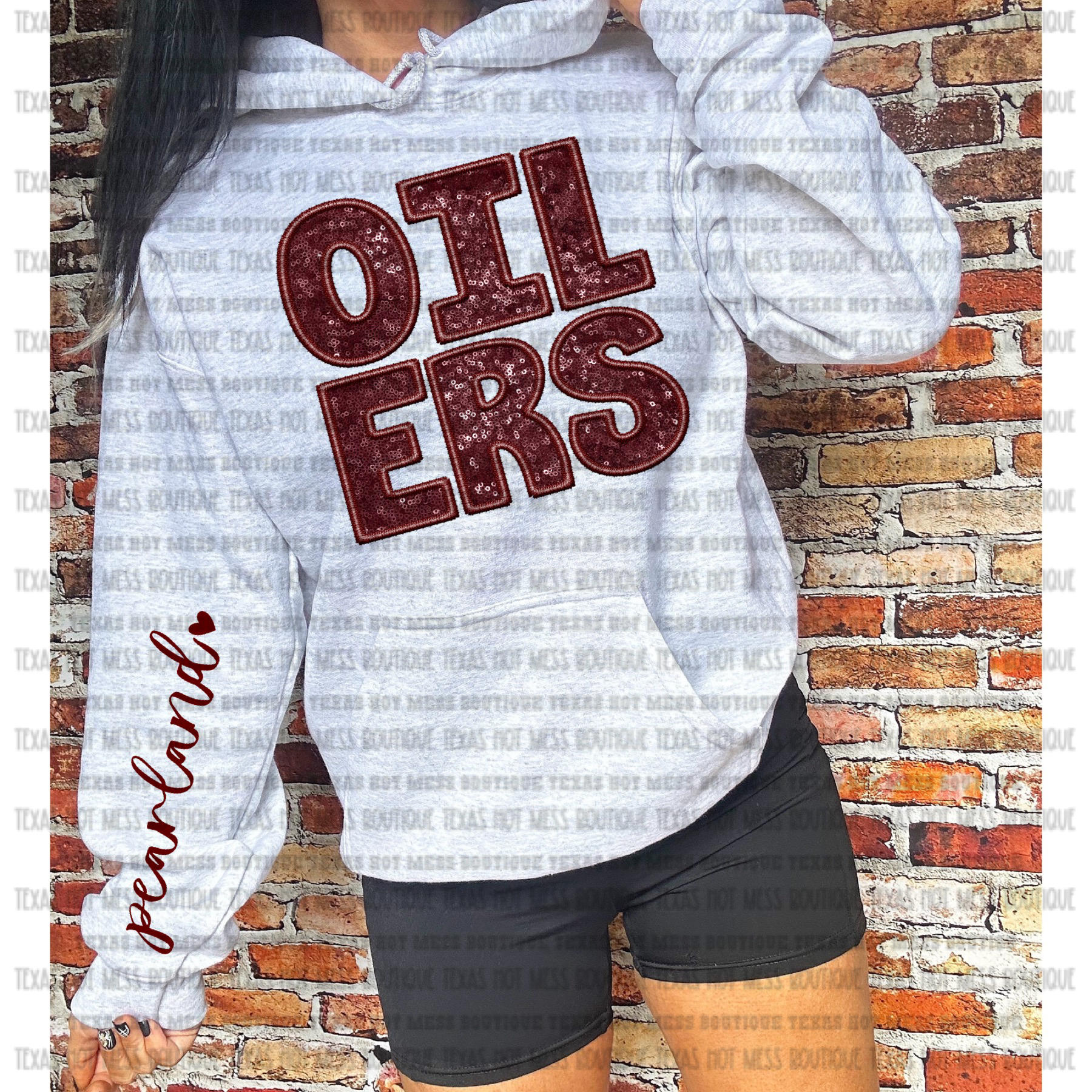 Oilers - with Sleeve print