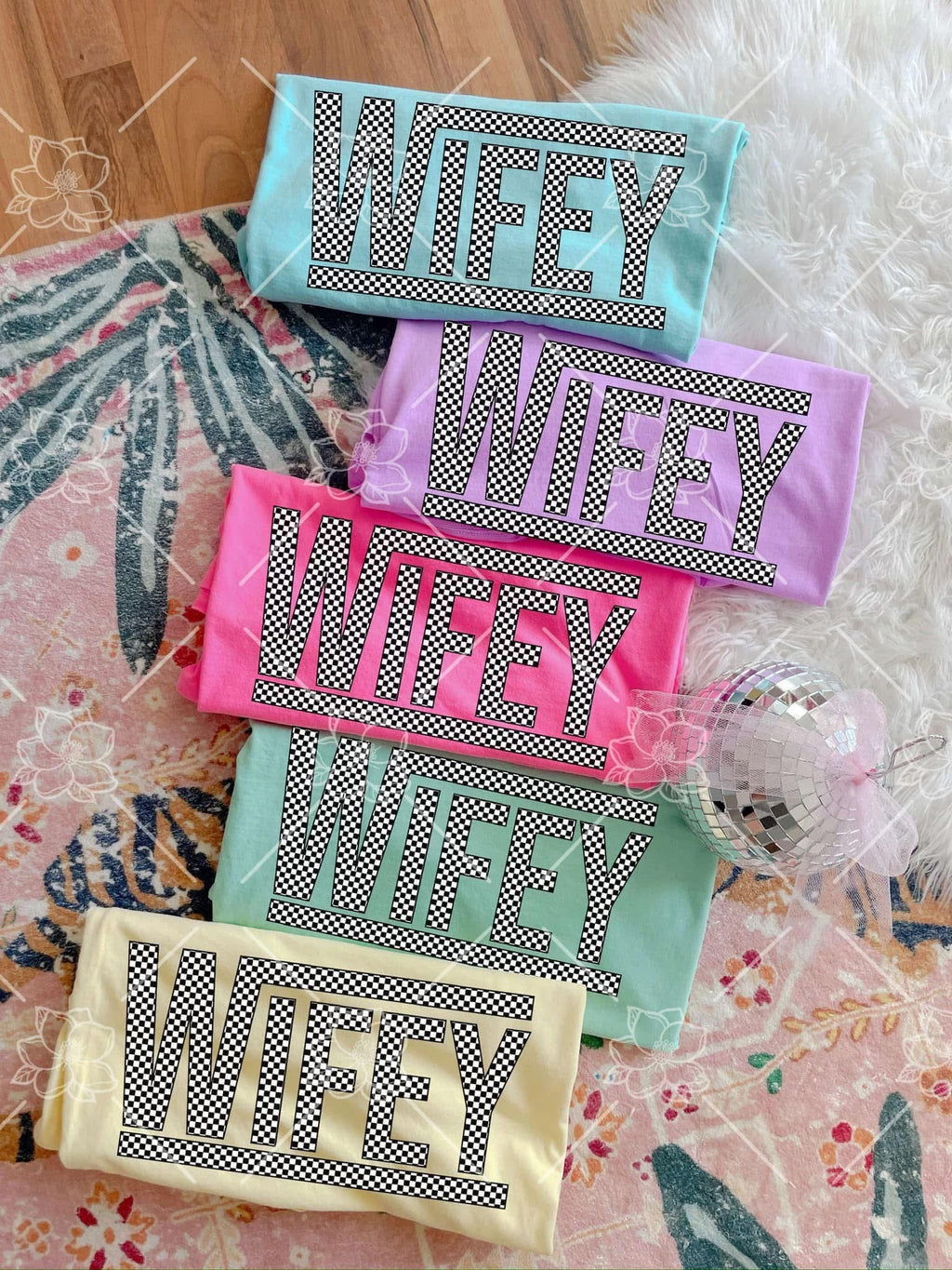 Wifey Check Comfort Colors