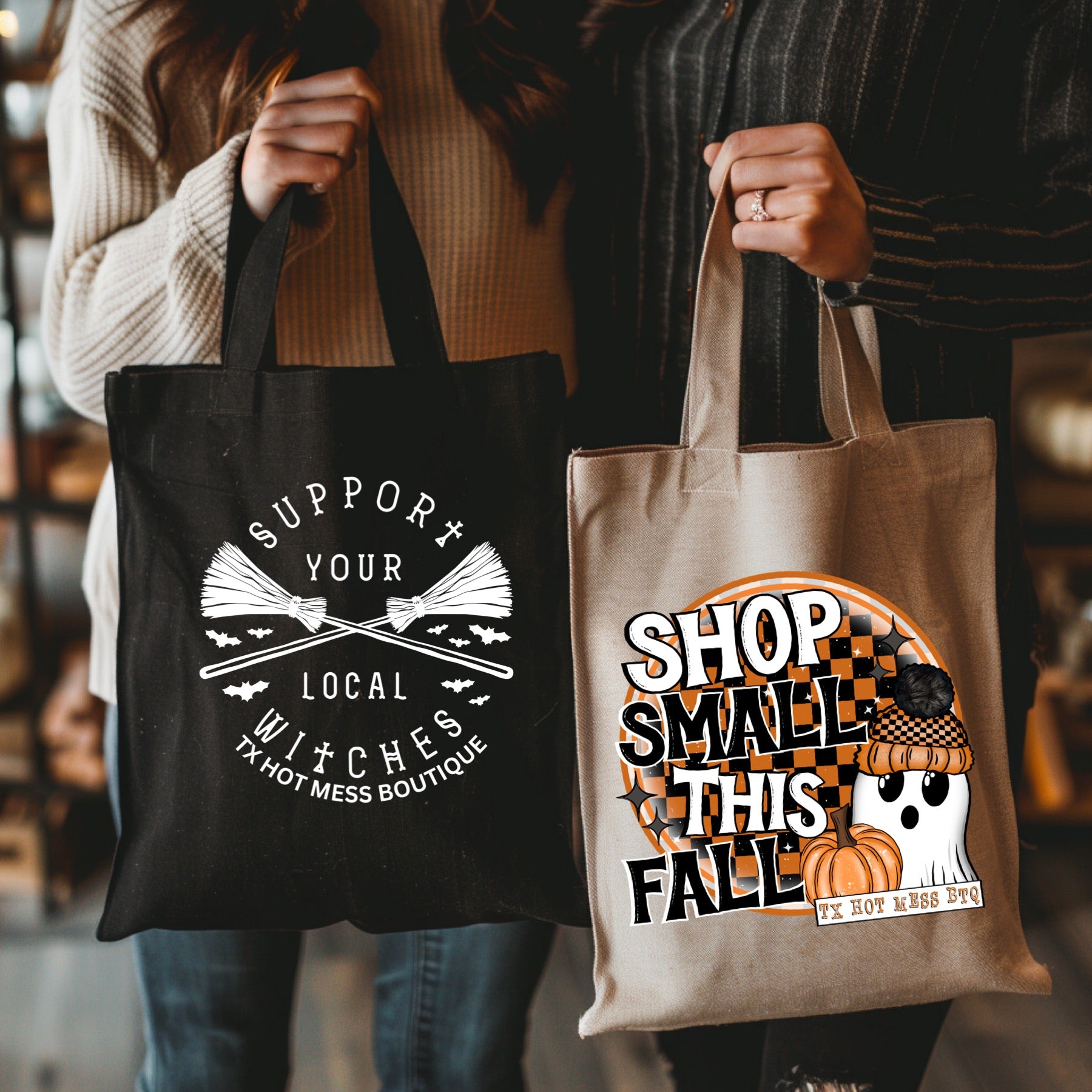 Shop Small TX Hot Mess Bags