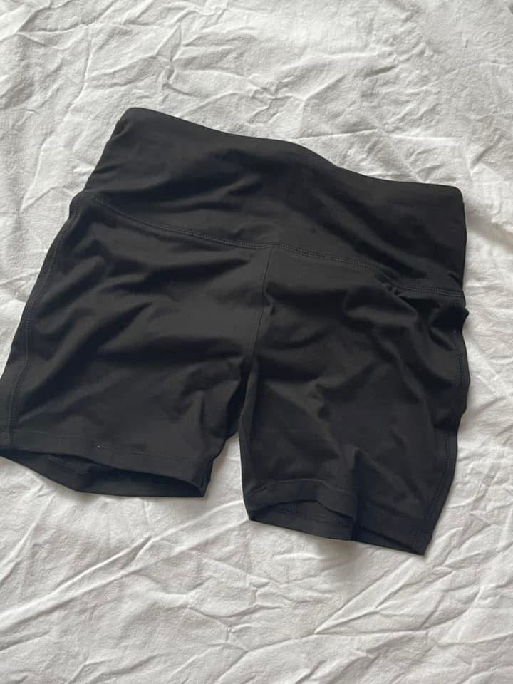 Black Super Soft Biker Shorts