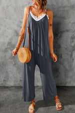 Brandi Spaghetti Strap Wide Leg Jumpsuit