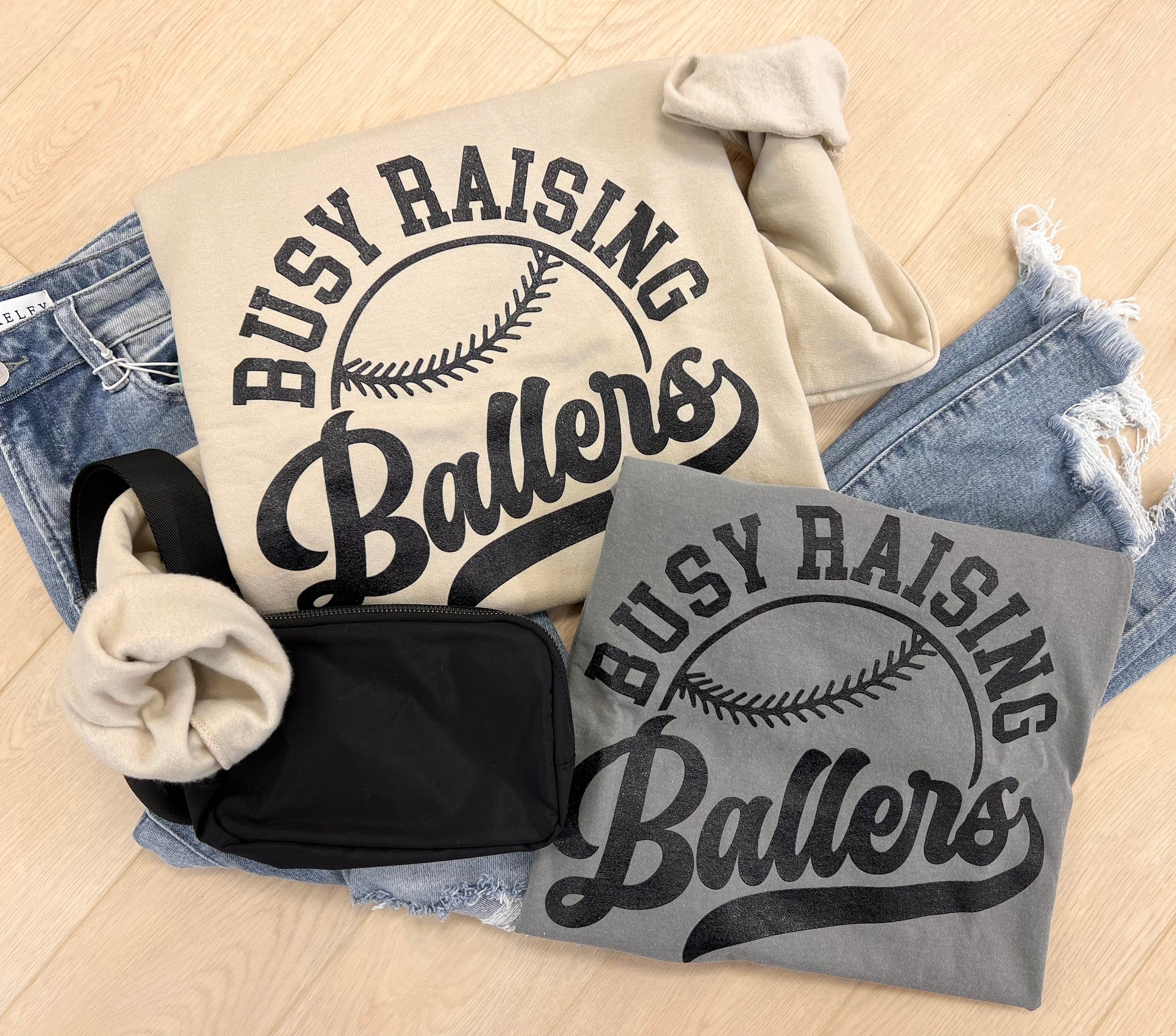 Busy Raising Ballers   ~ TX Hot Mess Custom