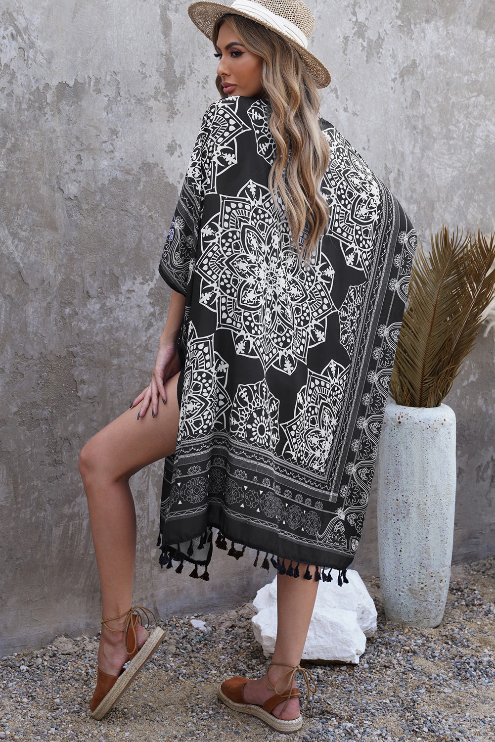 Grow and Bloom Printed Kimono