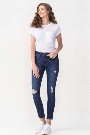 Chelsea Midrise Crop Skinny Jeans