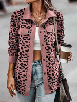 Lauren Leopard Buttoned Jacket