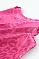 Sweet Days Leopard Round Neck Tank