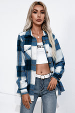 Plaid Button Up Flannel Shacket