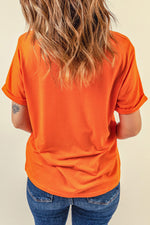 Pumpkin  Round Neck T-Shirt