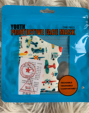 Youth Fashion Face Mask- For Small kids under 6