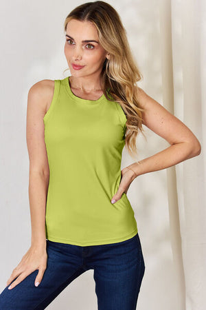 Full Size Round Neck Slim Tank