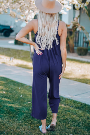 Brandi Spaghetti Strap Wide Leg Jumpsuit