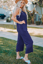 Brandi Spaghetti Strap Wide Leg Jumpsuit