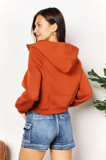 Pumpkin Days Half-Zip Long Sleeve Hoodie