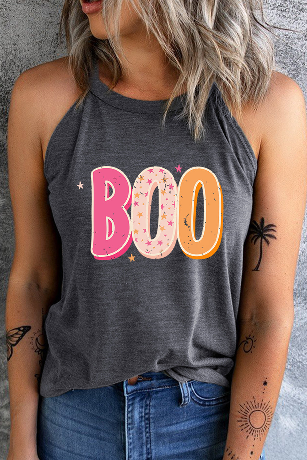 BOO Graphic Tank Top ~ Ships 5-12 Business Days