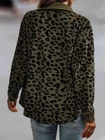 Lauren Leopard Buttoned Jacket