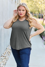 Full Size Round Neck Tank