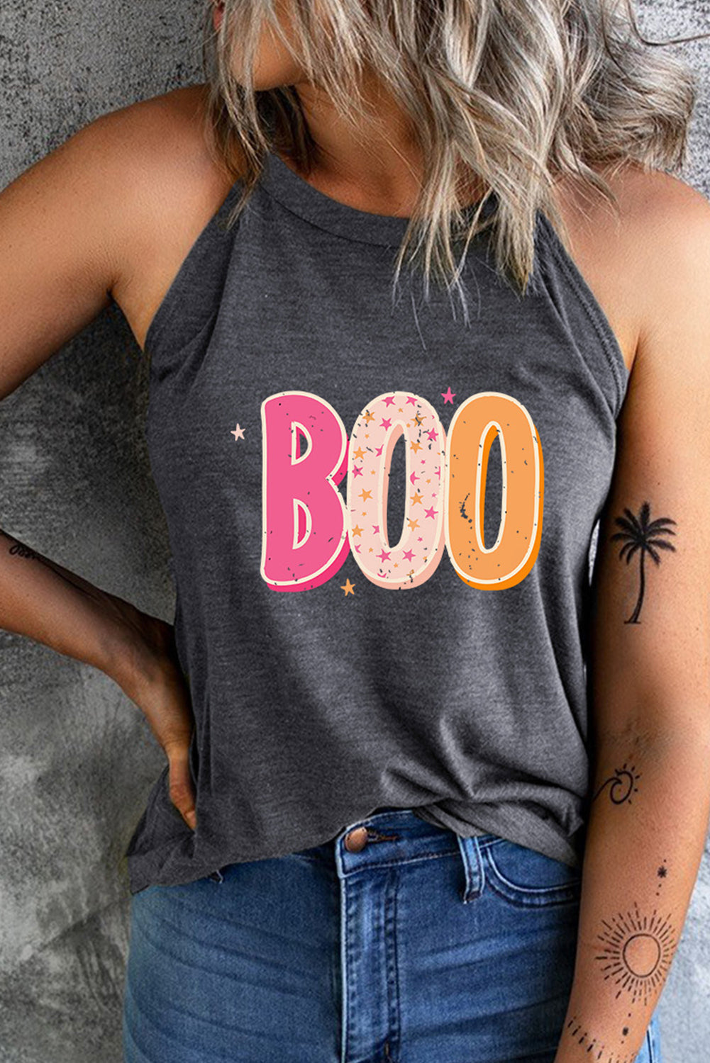 BOO Graphic Tank Top ~ Ships 5-12 Business Days