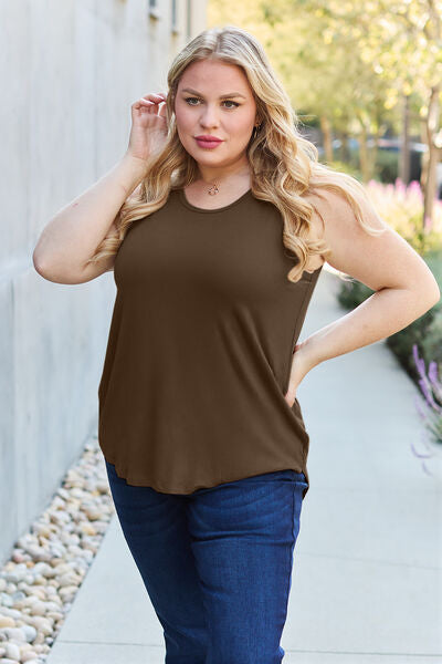 Full Size Round Neck Tank