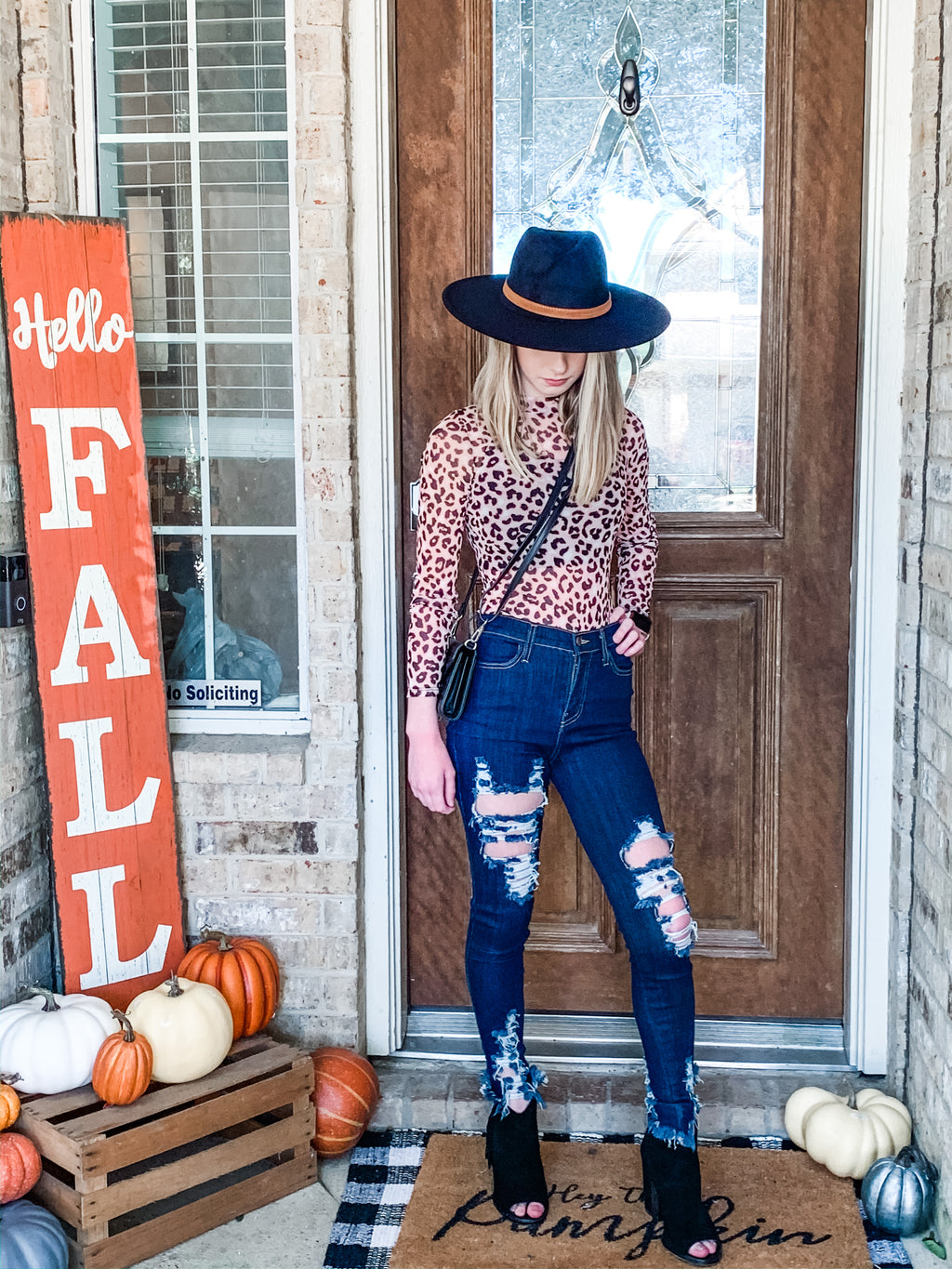 Sheer Leopard Bodysuit