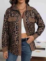 Lauren Leopard Buttoned Jacket