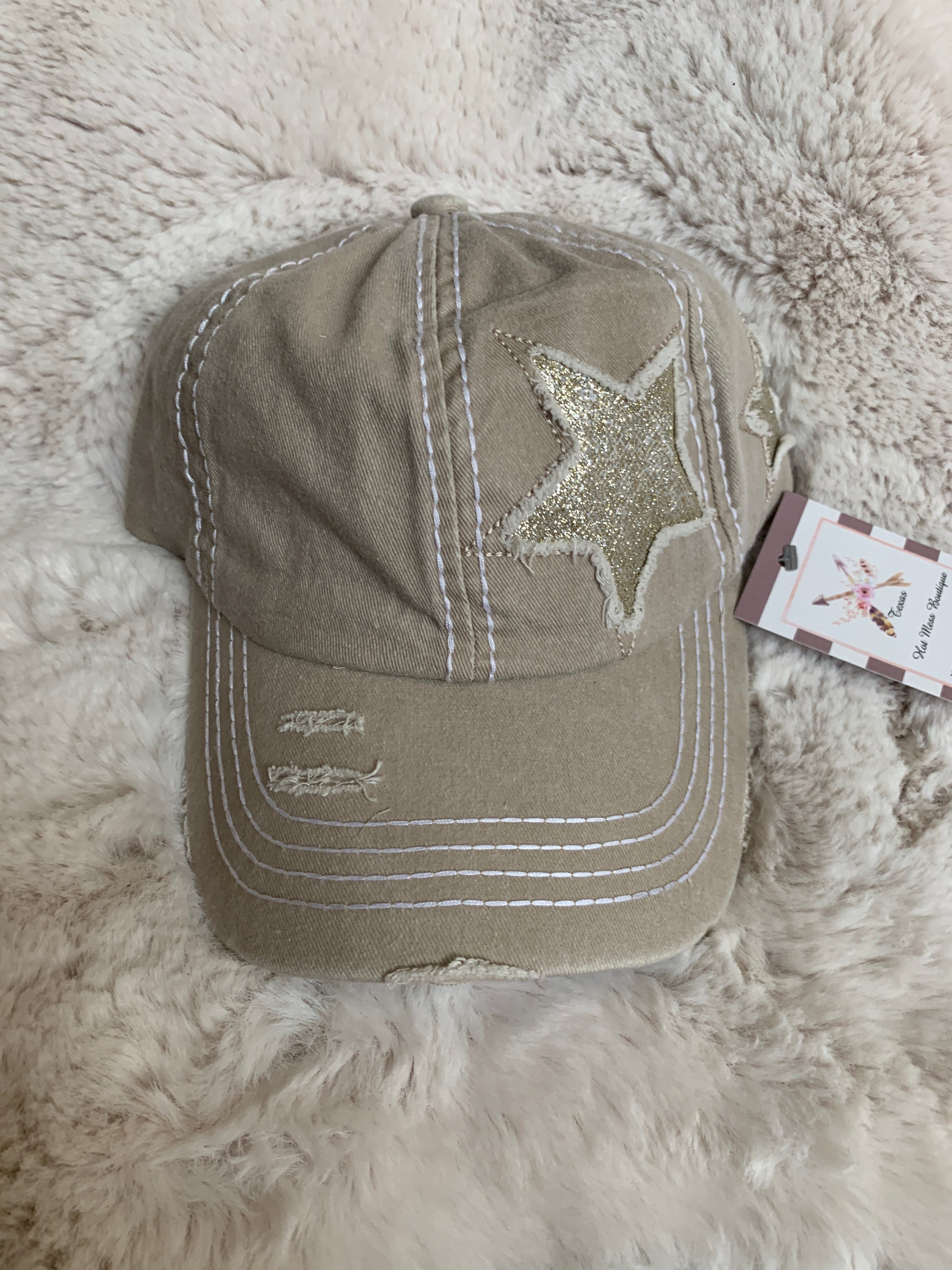 CC Tan Star Cap