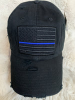 Black Flag Hat ~ Back the Blue