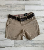 "Layla" Tan Shorts - Plus Size