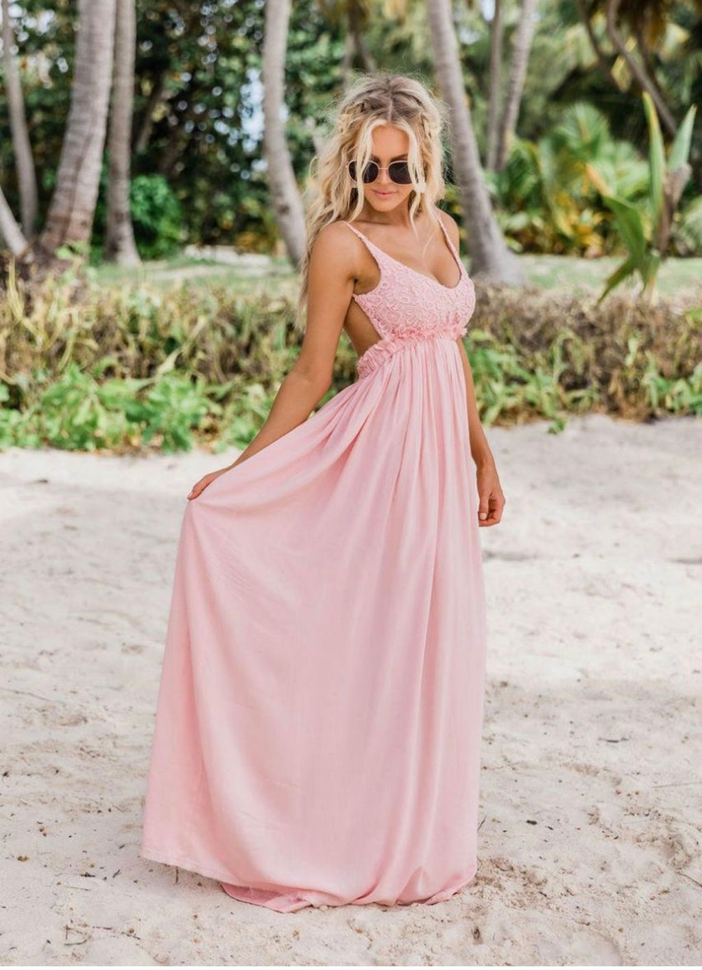 The Night is Young Maxi Dress ~ Pink