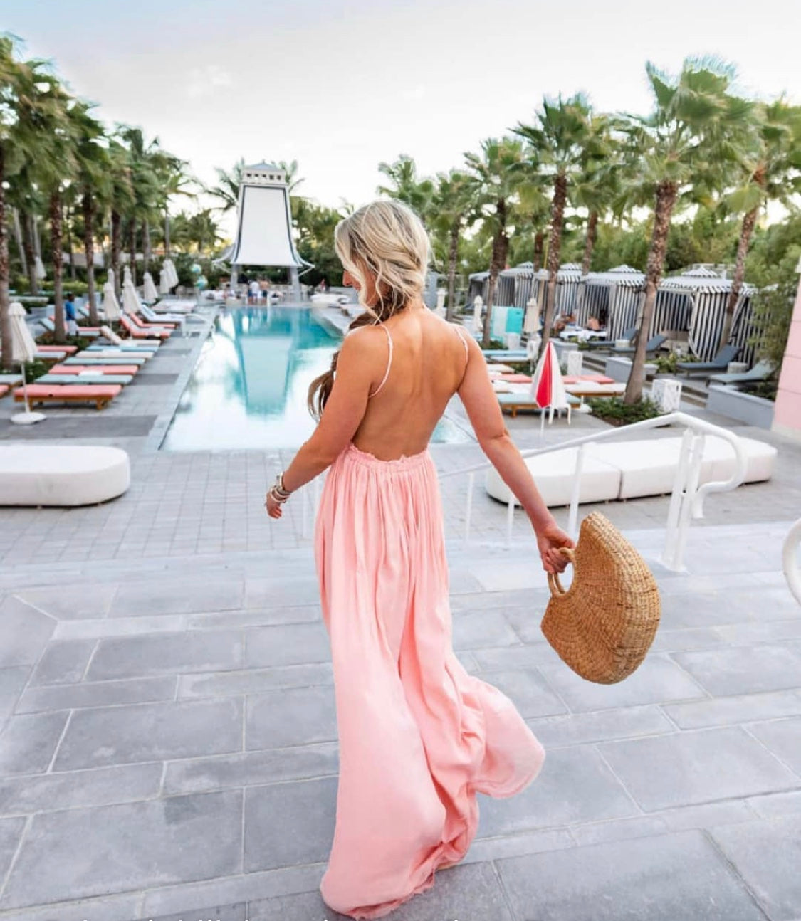 The Night is Young Maxi Dress ~ Pink