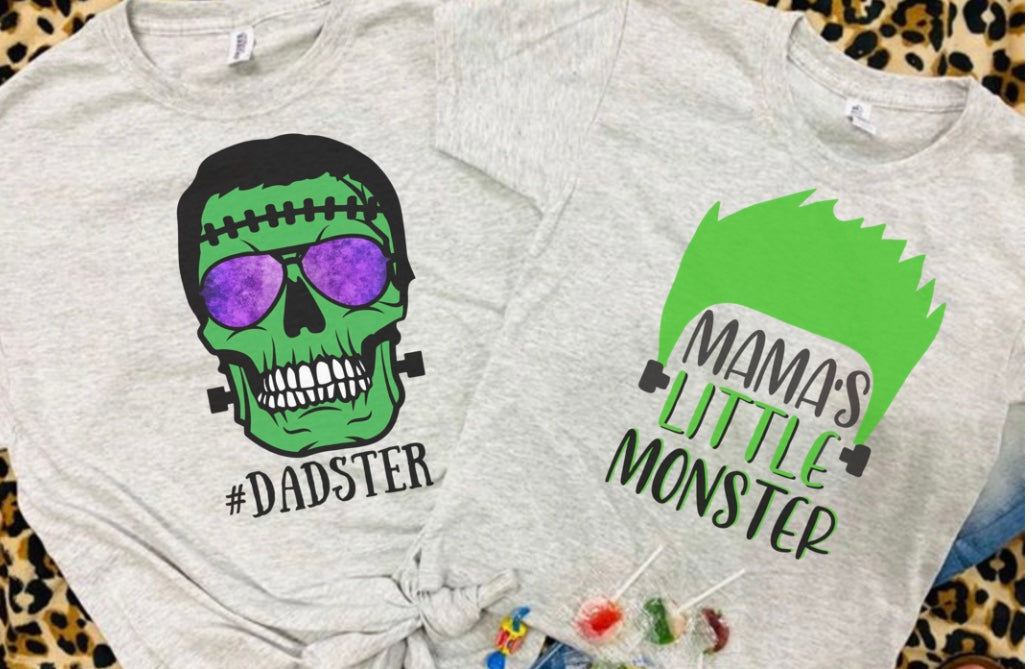 Kids Mamas Little Monster Boy version tee