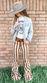 Rockwall Flare Bell Bottom Stripe Jeans