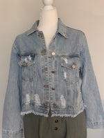 Distressed Denim Jacket