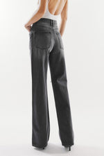 Janice Kancan High Waist Distressed Knee Jeans