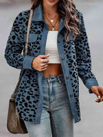 Lauren Leopard Buttoned Jacket