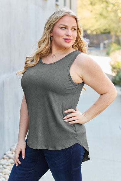 Full Size Round Neck Tank