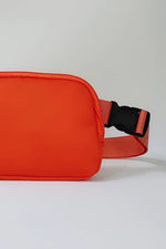 Buckle Zip Closure Fanny Pack