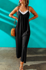 Brandi Spaghetti Strap Wide Leg Jumpsuit