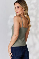 Full Size Round Neck Slim Cami