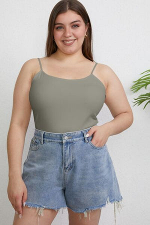 Full Size Round Neck Slim Cami