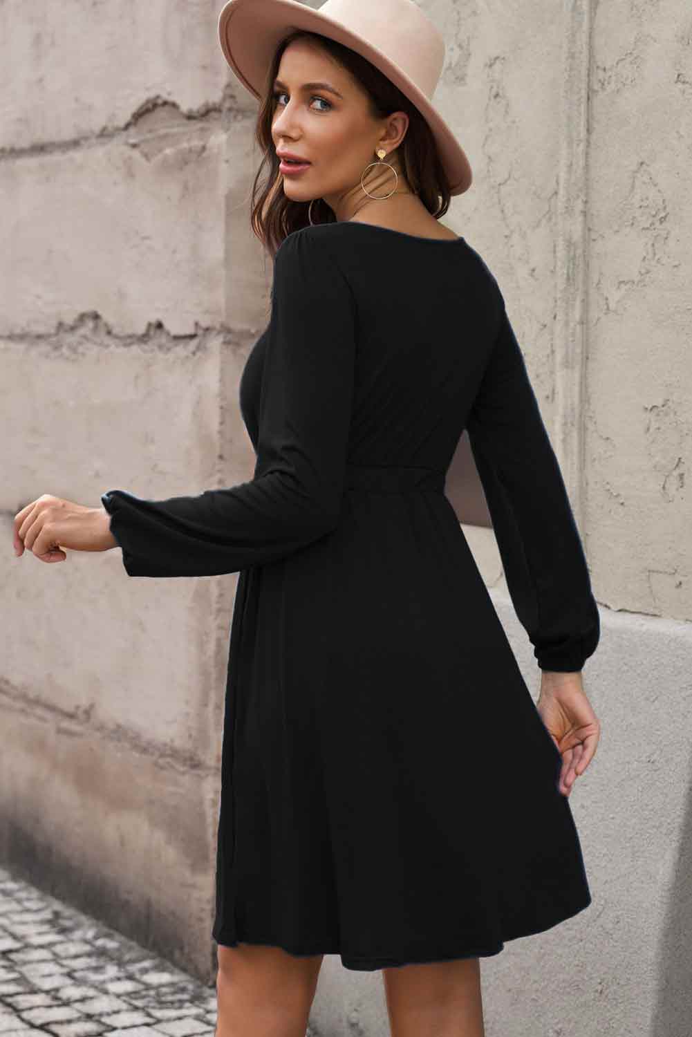 The Magic Dress Long Sleeve Mini Dress