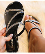"Layla" Rhinestone Sandals