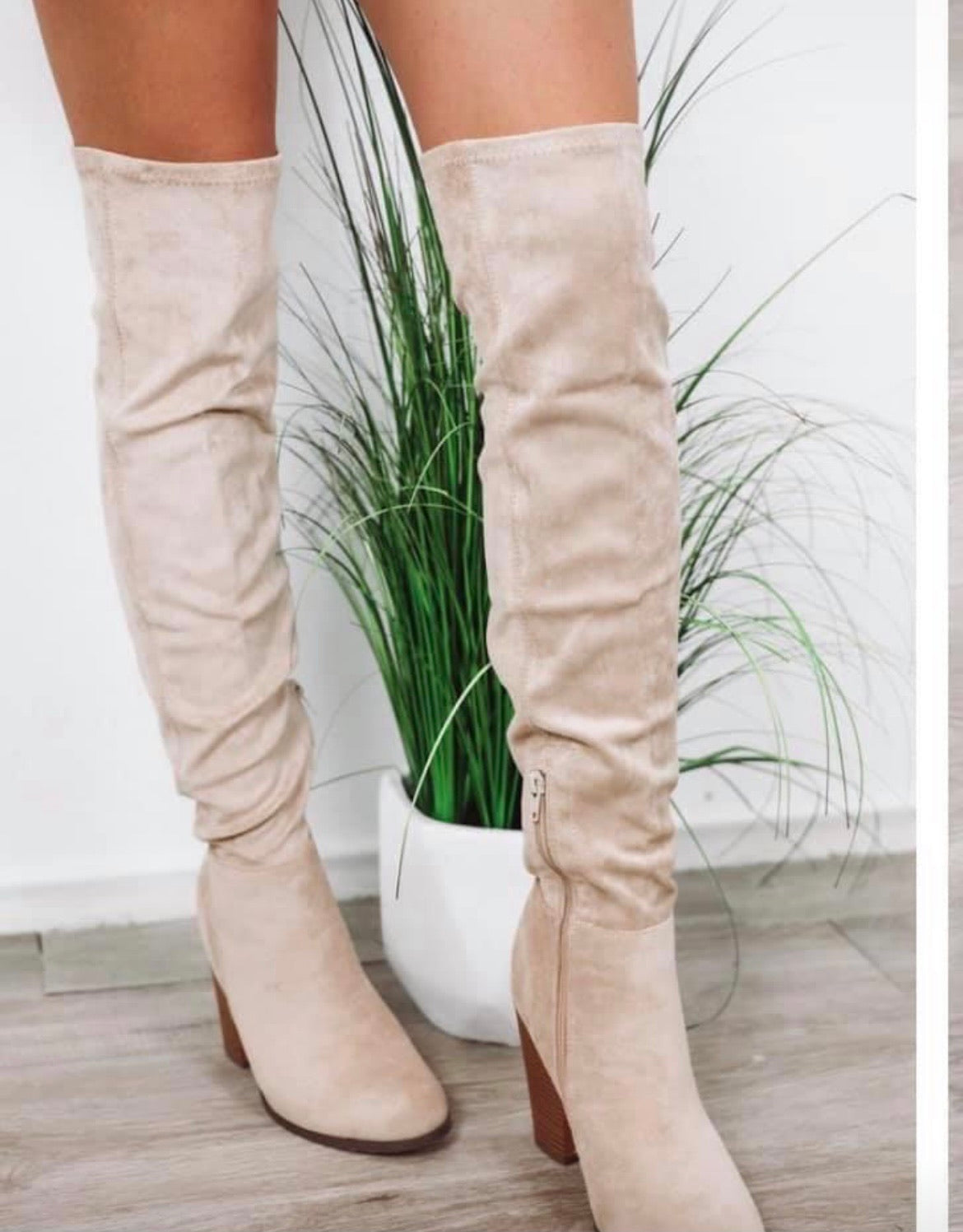 "Sasha" Tan Boots