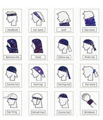 Multi Scarf Head Wear ~ Multifunctional