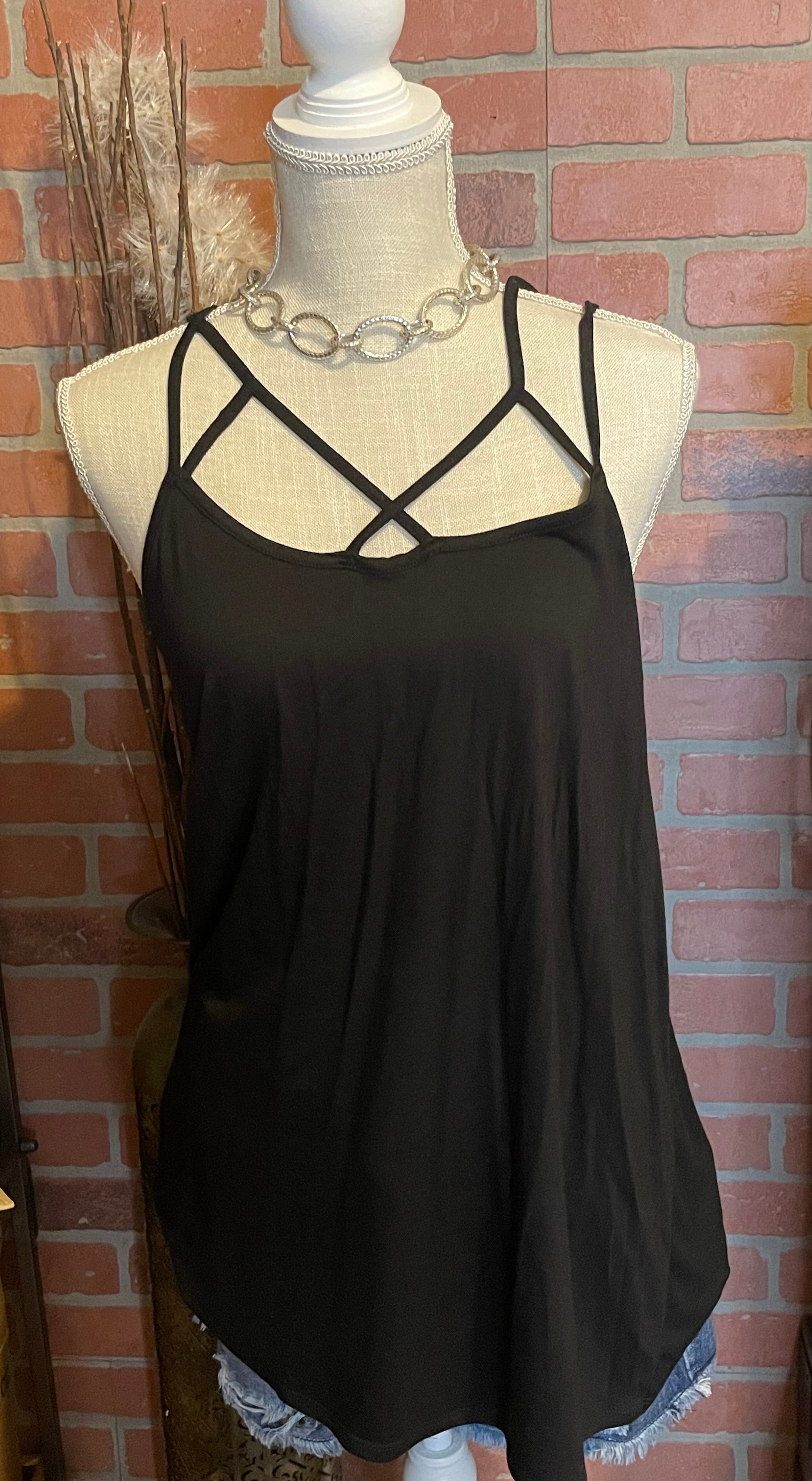 Black Strap Tank