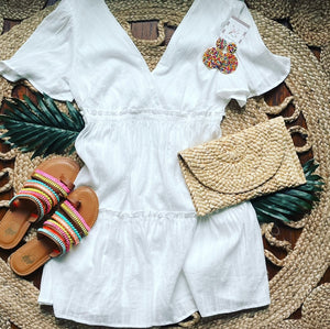 Beach All Day White Dress