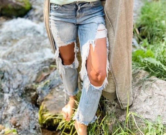 The Madison Extreme Slim Boyfriend Jeans